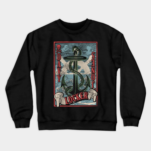 Davy Jones Locker Crewneck Sweatshirt by Buy Custom Things